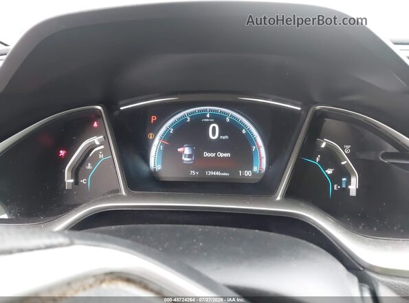 19XFC2F71JE031221 2018 HONDA CIVIC Черный Вид задних сидений