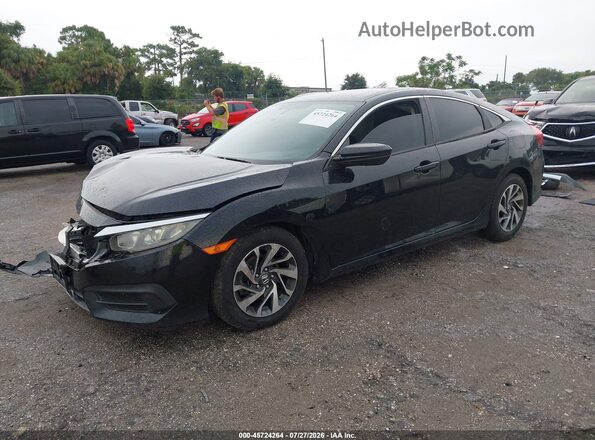 19XFC2F71JE031221 2018 HONDA CIVIC Черный Передняя левая четверть