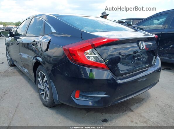 19XFC2F72GE005185 2016 HONDA CIVIC Black უკანა მარცხენა