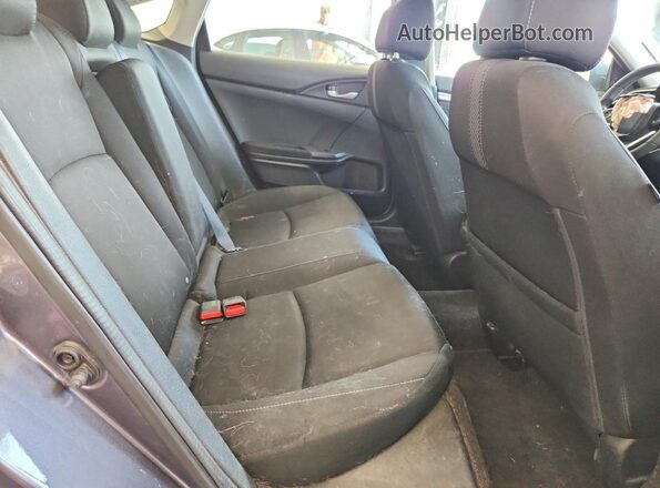 19XFC2F72GE032743 2016 HONDA CIVIC Gray Вид задніх сидінь
