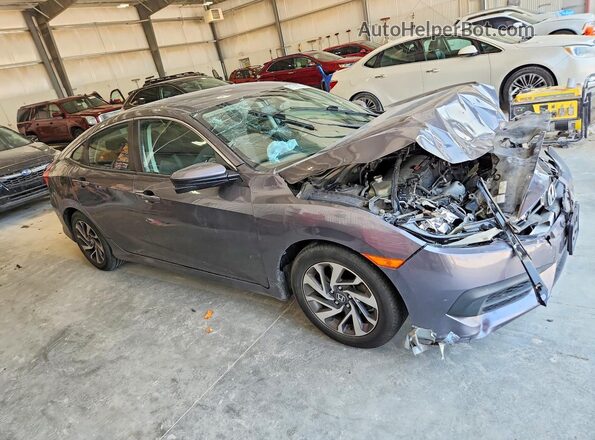 19XFC2F72GE032743 2016 HONDA CIVIC Gray Передня права чверть