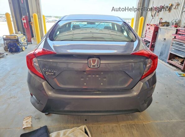 19XFC2F72GE032743 2016 HONDA CIVIC Gray Вид ззаду