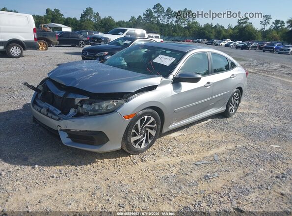 19XFC2F72GE038199 2016 HONDA CIVIC Silver Front left