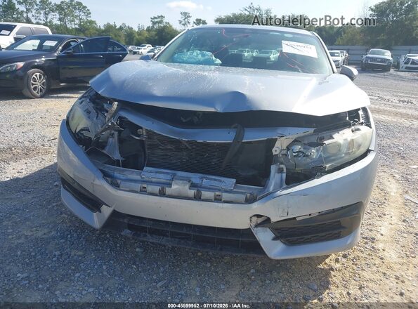 19XFC2F72GE038199 2016 HONDA CIVIC Silver Front view