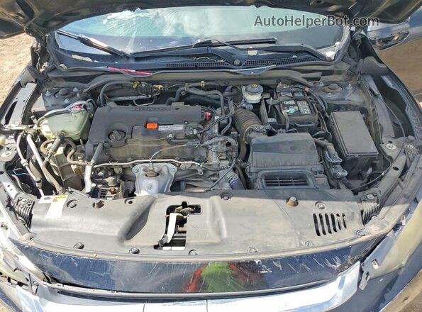 19XFC2F72GE076709 2016 HONDA CIVIC Black Widok wnętrza z tyłu