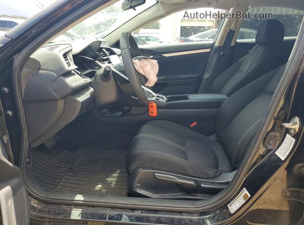 19XFC2F72GE076709 2016 HONDA CIVIC Black Widok wnętrza z przodu