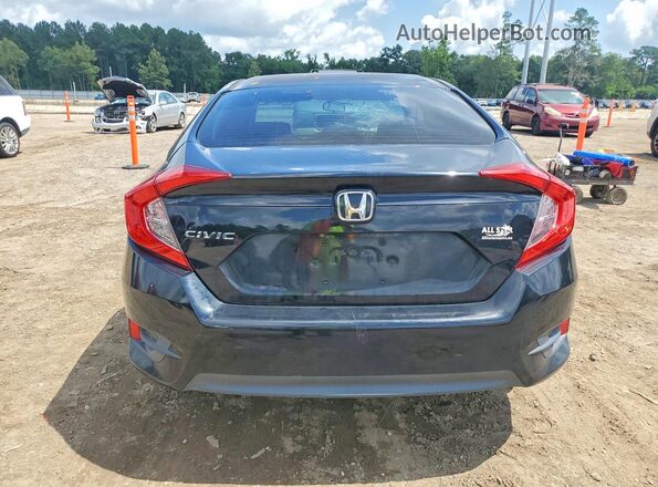 19XFC2F72GE076709 2016 HONDA CIVIC Black Widok z tyłu
