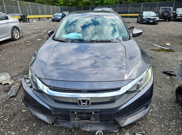 19XFC2F72GE238578 2016 HONDA CIVIC Gray წინა ხედი