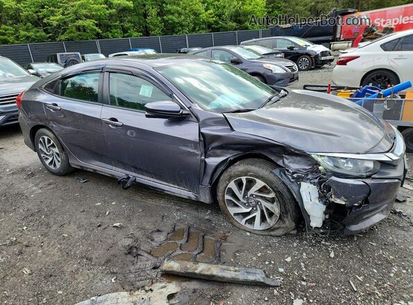 19XFC2F72GE238578 2016 HONDA CIVIC Gray წინა მარჯვენა
