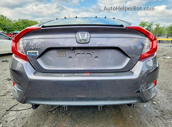 19XFC2F72GE238578 2016 HONDA CIVIC Gray უკანა ხედი