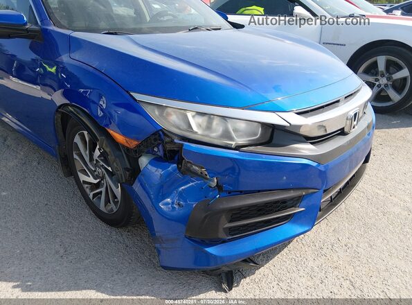 19XFC2F72GE249743 2016 HONDA CIVIC Blue Դիմացի տեսք