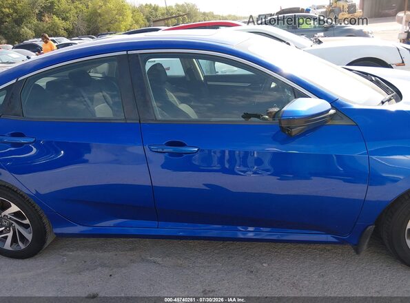 19XFC2F72GE249743 2016 HONDA CIVIC Blue Սարքավորումների վահանակի տեսք