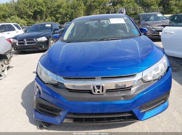 19XFC2F72GE249743 2016 HONDA CIVIC Blue Առջևի վահանակի տեսք