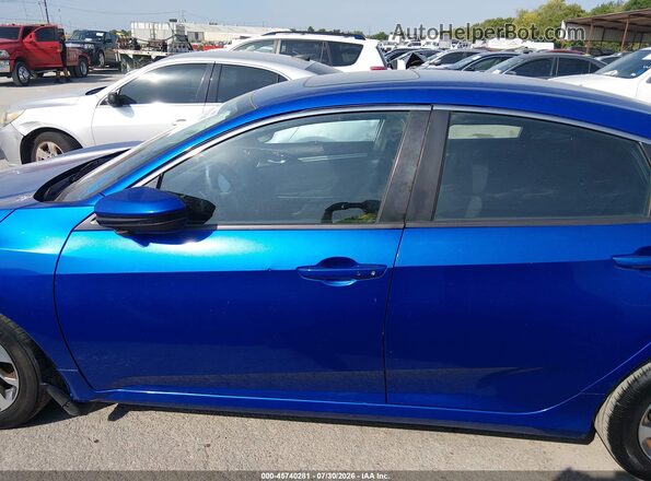 19XFC2F72GE249743 2016 HONDA CIVIC Blue Սալոնի հետևի տեսք