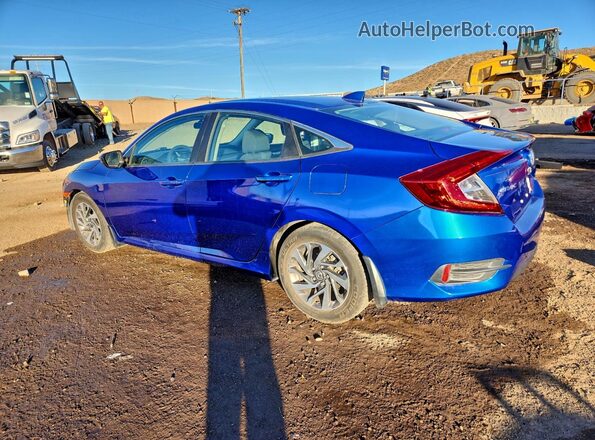 19XFC2F72HE010131 2017 HONDA CIVIC Blue Հետևի ձախ