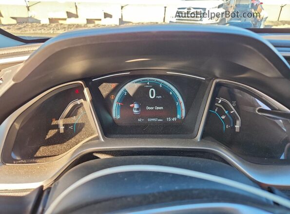 19XFC2F72HE010131 2017 HONDA CIVIC Blue Սարքավորումների վահանակի տեսք