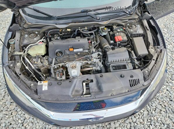 19XFC2F72HE018391 2017 HONDA CIVIC Black უკანა სალონის ხედი