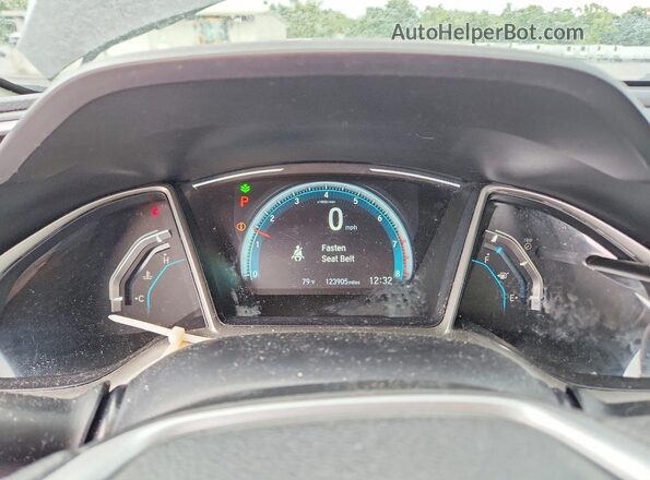 19XFC2F72HE018391 2017 HONDA CIVIC Black ხელსაწყოთა პანელის ხედი