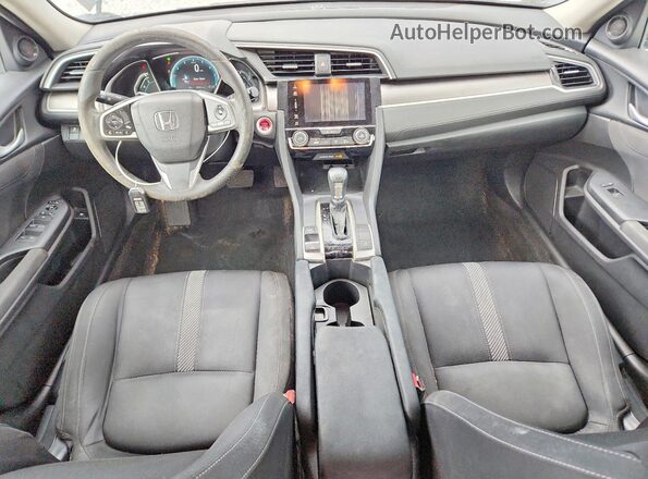 19XFC2F72HE018391 2017 HONDA CIVIC Black წინა პანელის ხედი