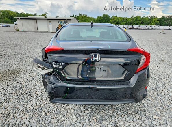 19XFC2F72HE018391 2017 HONDA CIVIC Black უკანა ხედი