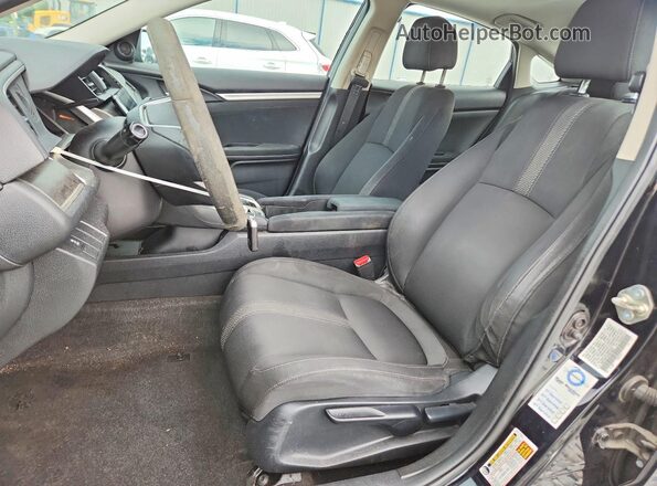19XFC2F72HE018391 2017 HONDA CIVIC Black წინა სალონის ხედი