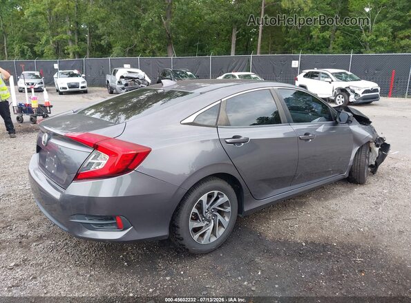 19XFC2F72HE045087 2017 HONDA CIVIC Gray Задня права чверть