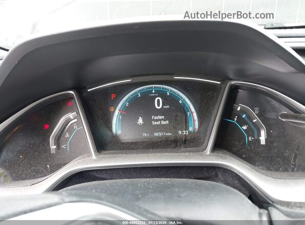 19XFC2F72HE045087 2017 HONDA CIVIC Gray Вид задніх сидінь