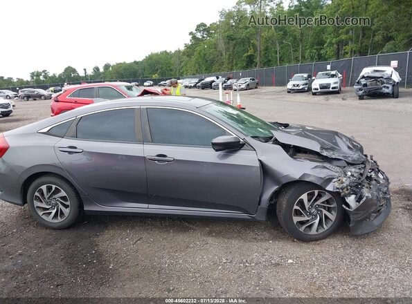 19XFC2F72HE045087 2017 HONDA CIVIC Gray Панорамний вид салону 360°