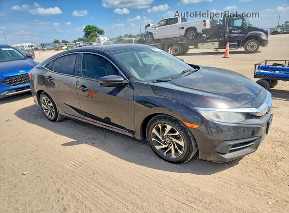 19XFC2F72HE054808 2017 HONDA CIVIC Black Delantero derecho