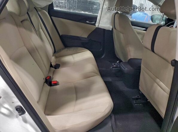 19XFC2F72JE035553 2018 HONDA CIVIC Белый Вид задних сидений