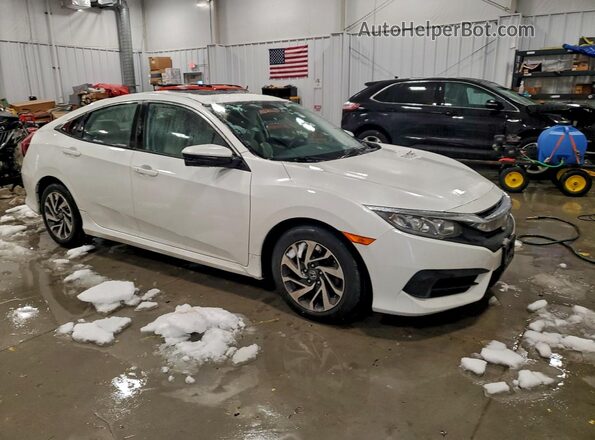 19XFC2F72JE035553 2018 HONDA CIVIC Белый Передняя правая четверть