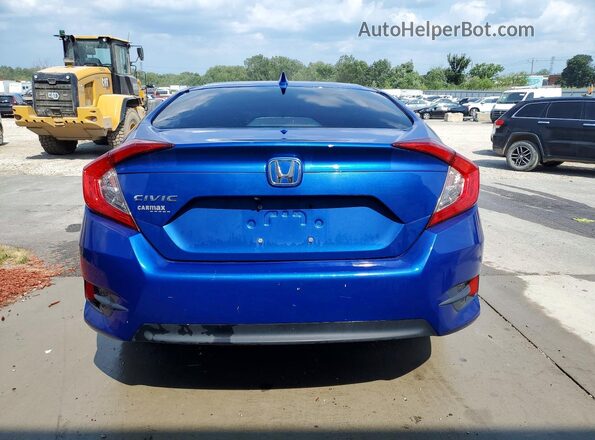 19XFC2F72JE044446 2018 HONDA CIVIC Blue Widok z tyłu