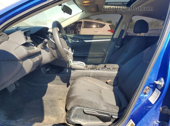 19XFC2F72JE044446 2018 HONDA CIVIC Blue Widok wnętrza z przodu