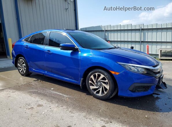 19XFC2F72JE044446 2018 HONDA CIVIC Blue Przód prawy