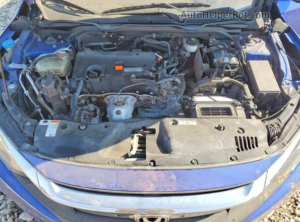19XFC2F72JE044446 2018 HONDA CIVIC Blue Widok wnętrza z tyłu