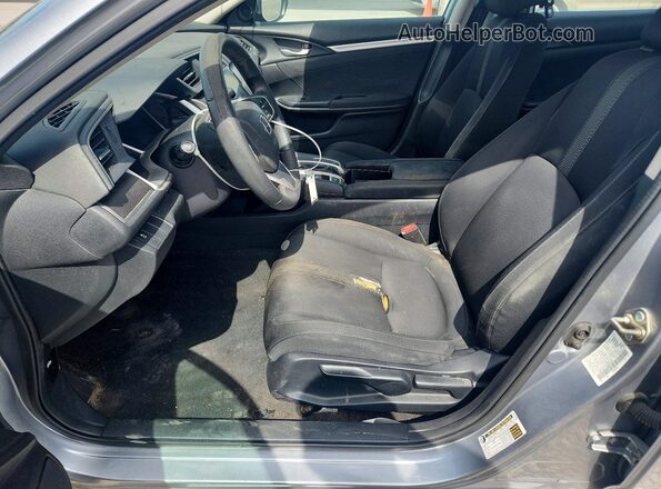 19XFC2F73GE007625 2016 HONDA CIVIC Silver Widok wnętrza z przodu