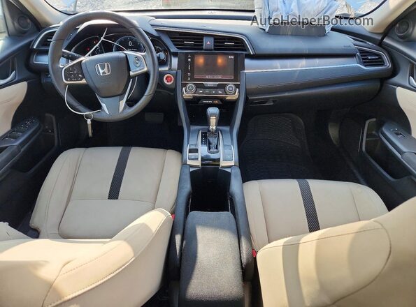 19XFC2F73GE045100 2016 HONDA CIVIC Белый Вид панели приборов