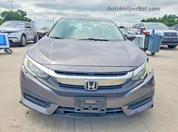 19XFC2F73GE065668 2016 HONDA CIVIC Gray Դիմացի տեսք