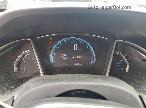 19XFC2F73GE065668 2016 HONDA CIVIC Gray Սարքավորումների վահանակի տեսք