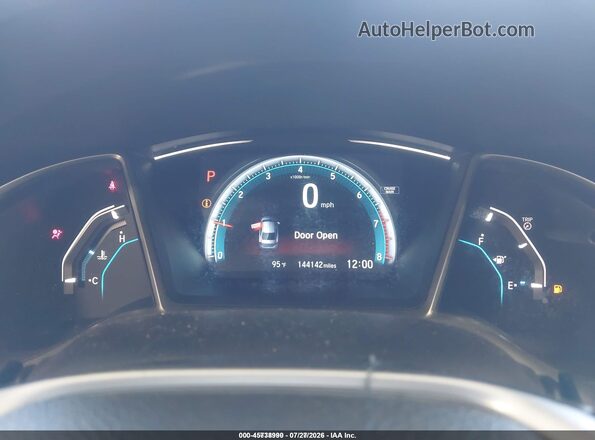 19XFC2F73GE076167 2016 HONDA CIVIC Gray Vista de los asientos traseros