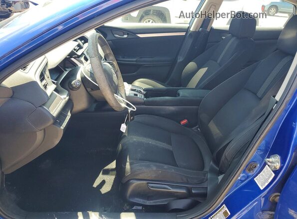 19XFC2F73GE091364 2016 HONDA CIVIC Blue წინა სალონის ხედი