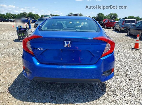 19XFC2F73GE091364 2016 HONDA CIVIC Blue უკანა ხედი