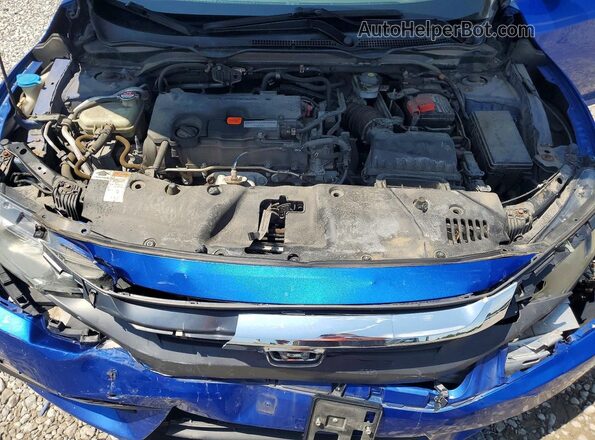 19XFC2F73GE091364 2016 HONDA CIVIC Blue უკანა სალონის ხედი