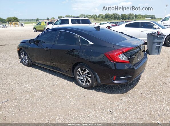 19XFC2F73HE007609 2017 HONDA CIVIC Black Задня ліва чверть