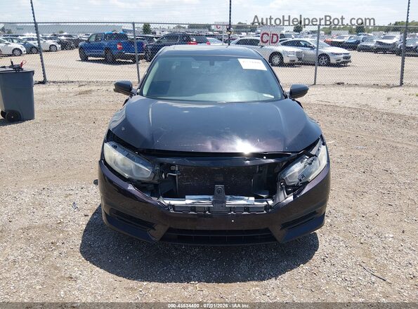 19XFC2F73HE007609 2017 HONDA CIVIC Black Вид задньої частини салону