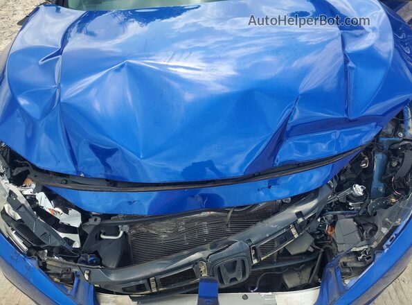 19XFC2F73HE017881 2017 HONDA CIVIC Blue Вид задньої частини салону