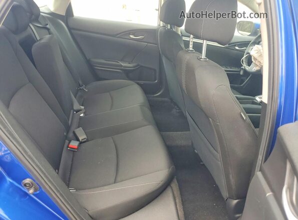 19XFC2F73HE017881 2017 HONDA CIVIC Blue Вид задніх сидінь