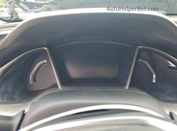 19XFC2F73HE017881 2017 HONDA CIVIC Blue Вид щитка приладів