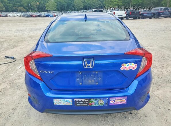 19XFC2F73HE017881 2017 HONDA CIVIC Blue Вид ззаду