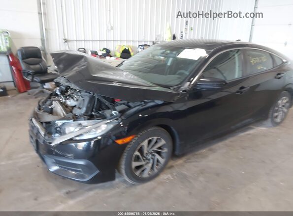 19XFC2F73HE036821 2017 HONDA CIVIC Черный Передняя левая четверть